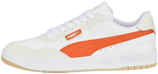 Мужские кроссовки Puma Court Ultra Lite 389371 03/9, белые/оранжевые цена и информация | Кроссовки для мужчин | kaup24.ee