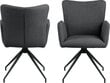Toolide komplekt Actona Lara, 2 tooli, hall цена и информация | Söögilaua toolid, köögitoolid | kaup24.ee