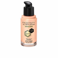 Jumestuskreem Max Factor Face Finity All Day Flawless Spf 20 Nº C40 Light ivory, 30 ml hind ja info | Jumestuskreemid, puudrid | kaup24.ee