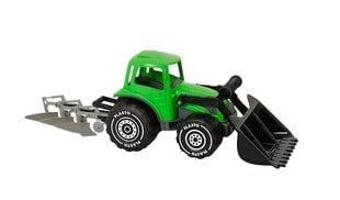 Трактор Plasto, зеленый цвет цена и информация | Игрушки для мальчиков | kaup24.ee