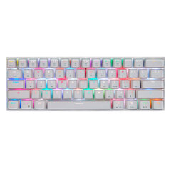 Беспроводная клавиатура Motospeed CK62 Bluetooth RGB (белая) цена и информация | Клавиатуры | kaup24.ee