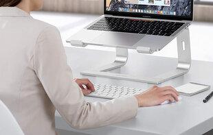 Reguleeritav Omoton sülearvuti alus L2 (hõbedane) hind ja info | Sülearvuti tarvikud | kaup24.ee