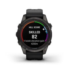 Garmin fēnix® 7S Pro Sapphire Solar Carbon Grey DLC Titanium/Black 42мм цена и информация | Смарт-часы (smartwatch) | kaup24.ee