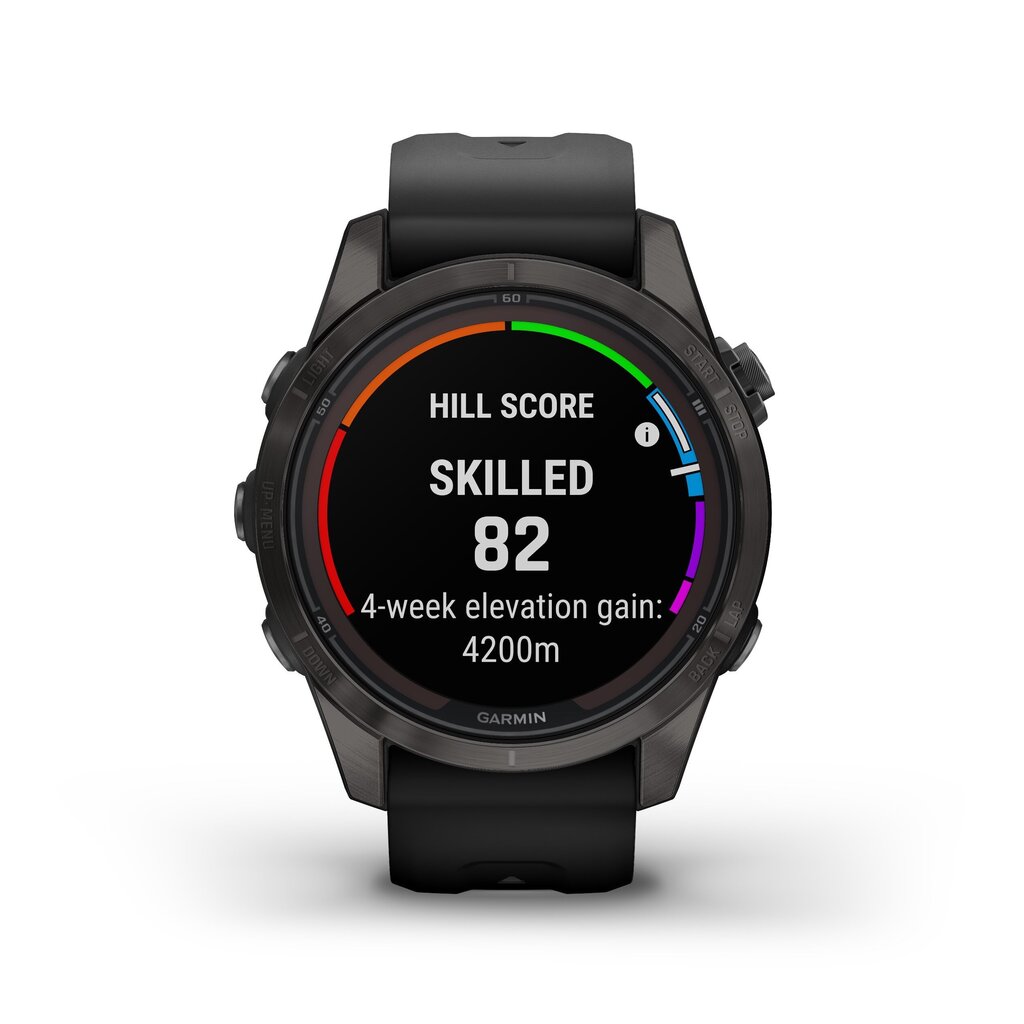 Garmin fēnix® 7S Pro Sapphire Solar Carbon Grey DLC Titanium/Black hind ja info | Nutikellad (smartwatch) | kaup24.ee