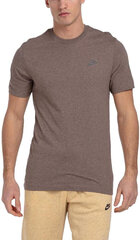 Meeste T-särk Nike Nsw Club Tee Sust Brown DR7923 291 DR7923 291/S цена и информация | Мужские футболки | kaup24.ee