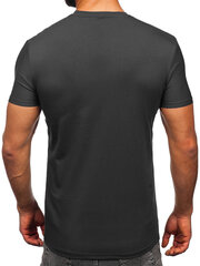 Meeste T-särk New Boy Dark Grey MT3001/DARK GREY MT3001/DARK GREY/L цена и информация | Мужские футболки | kaup24.ee