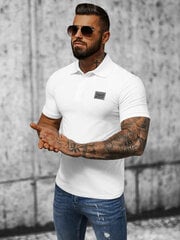 Meeste polosärk New Boy White MT3018/WHITE MT3018/WHITE/XL цена и информация | Мужские футболки | kaup24.ee