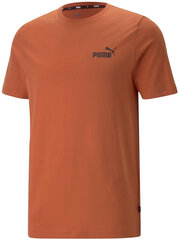 Meeste T-särk Puma Ess Logo Tee Orange 586669 94 586669 94/L цена и информация | Мужские футболки | kaup24.ee