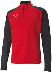 Meeste dressipluus Puma TeamLiga 1/4 Zip Top Red Black 657236 01 657236 01/XL цена и информация | Мужские толстовки | kaup24.ee