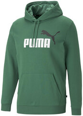 Мужской джемпер Puma Ess+ 2 Col Big Logo 586765 37/L, зеленый цена и информация | Мужские толстовки | kaup24.ee