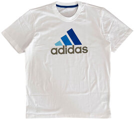 Футболка Adidas ESS LOGO TEE 2 M67443/M, белая цена и информация | Мужская спортивная одежда | kaup24.ee