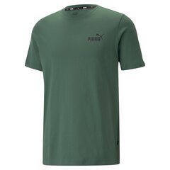 Meeste T-särk Puma Ess Small Logo Tee Green 586669 46 hind ja info | Meeste spordiriided | kaup24.ee