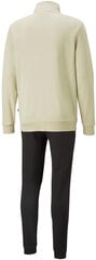 Meeste dressikomplekt Puma Clean Sweat Suit Black Creamy 585840 88 585840 88/XL цена и информация | Мужская спортивная одежда | kaup24.ee
