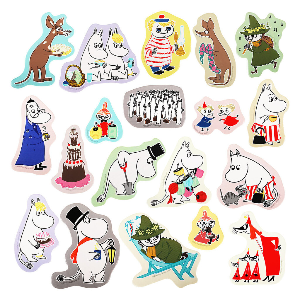 Muumitegelaste magnetid Moomin Magnetic Playset, 19 tk hind ja info | Arendavad mänguasjad | kaup24.ee