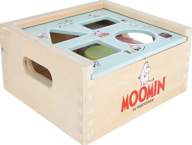 Puidust klotsid kastiga Moomin Wooden Sorting Box hind ja info | Imikute mänguasjad | kaup24.ee