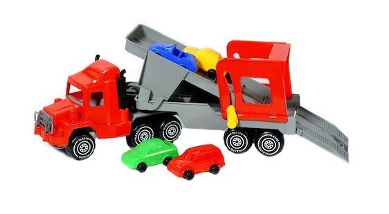Veoauto Plasto, 47 cm, punane цена и информация | Poiste mänguasjad | kaup24.ee