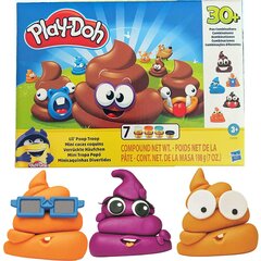 Komplekt 7 värvi, 7 tuubi, Play Doh Ciastolina Lil' Poop Troop цена и информация | Развивающие игрушки | kaup24.ee