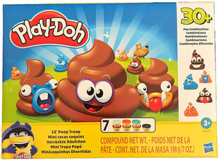 Komplekt 7 värvi, 7 tuubi, Play Doh Ciastolina Lil' Poop Troop цена и информация | Развивающие игрушки и игры | kaup24.ee