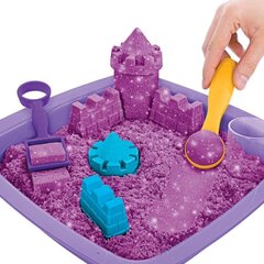 Komplekt kineetiline glitter lilla liiv Kinetic Sand Shimmer hind ja info | Kunstitarbed, voolimise tarvikud | kaup24.ee