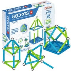 Magnetplokid Geomag Classic Recycled, 25 elementi hind ja info | Klotsid ja konstruktorid | kaup24.ee