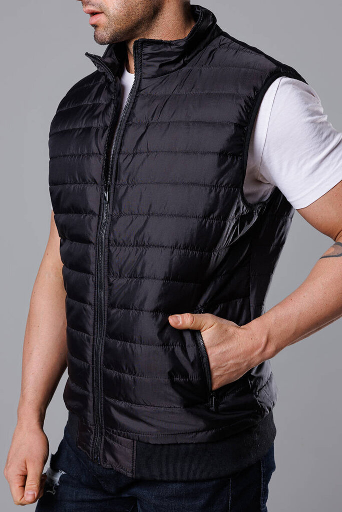Meeste vest J.Style Black 8MY77-1 8MY77-1/XL hind ja info | Meeste vestid | kaup24.ee