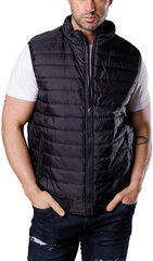 Meeste vest J.Style Black 8MY77-1 8MY77-1/XL цена и информация | Мужские жилетки | kaup24.ee