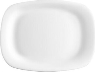 Serveerimisvaagen Bormioli Rocco Parma Ristkülikukujuline Valge Klaas (18 x 21 cm) (24 Ühikut) hind ja info | Lauanõud ja kööginõud | kaup24.ee