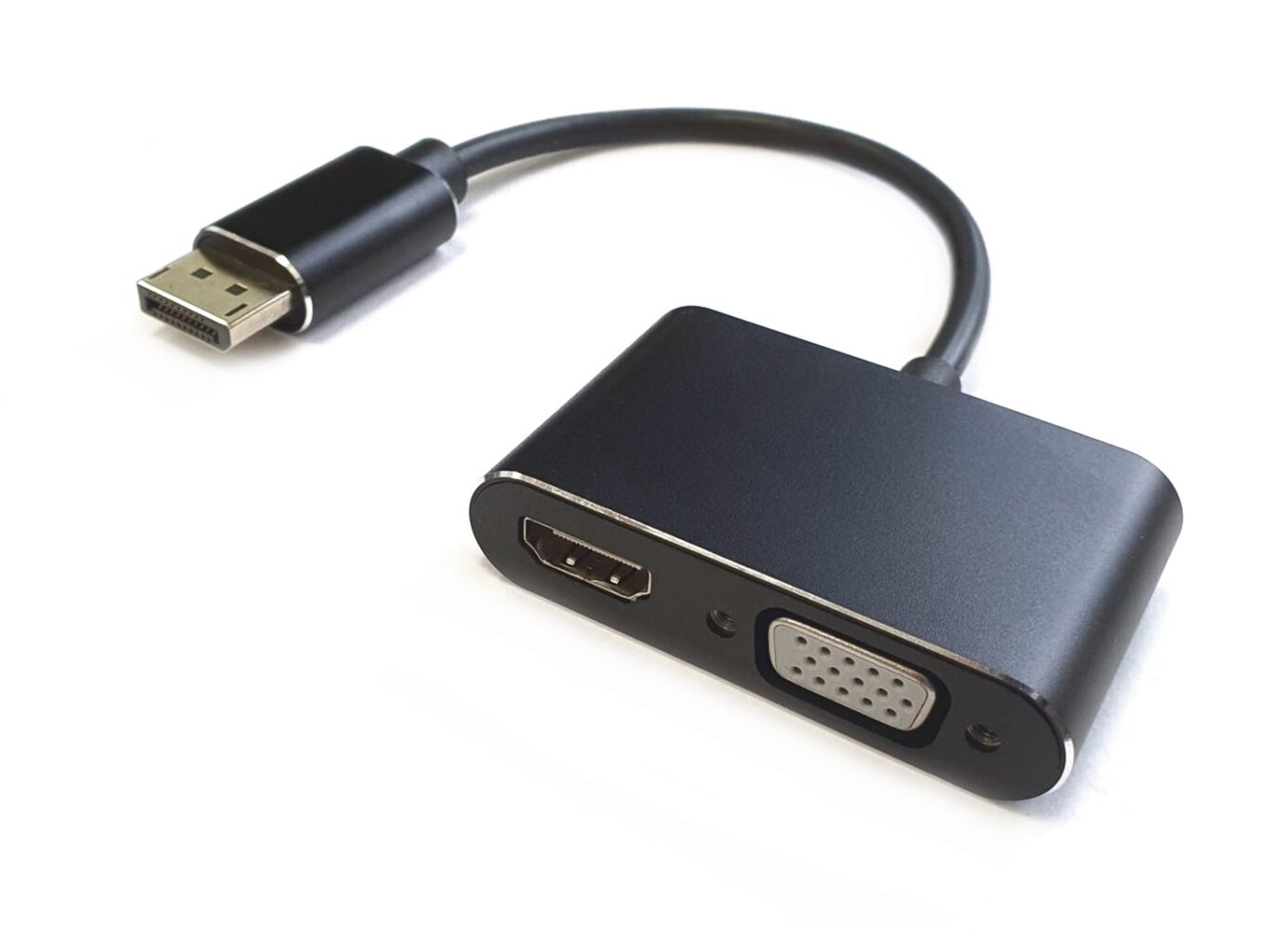 Adapter DisplayPort to HDMI + VGA-adapter v1.4 / 4K@30Hz цена и информация | USB jagajad, adapterid | kaup24.ee