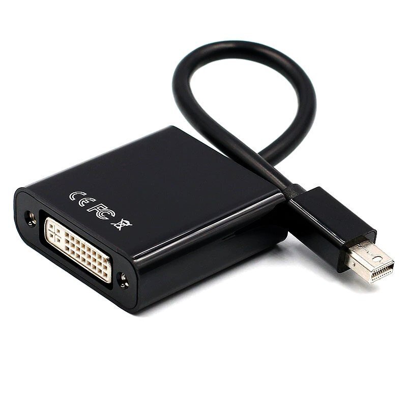 Adapter miniDP to DVI 2K@60Hz / 24+5 PIN цена и информация | USB jagajad, adapterid | kaup24.ee