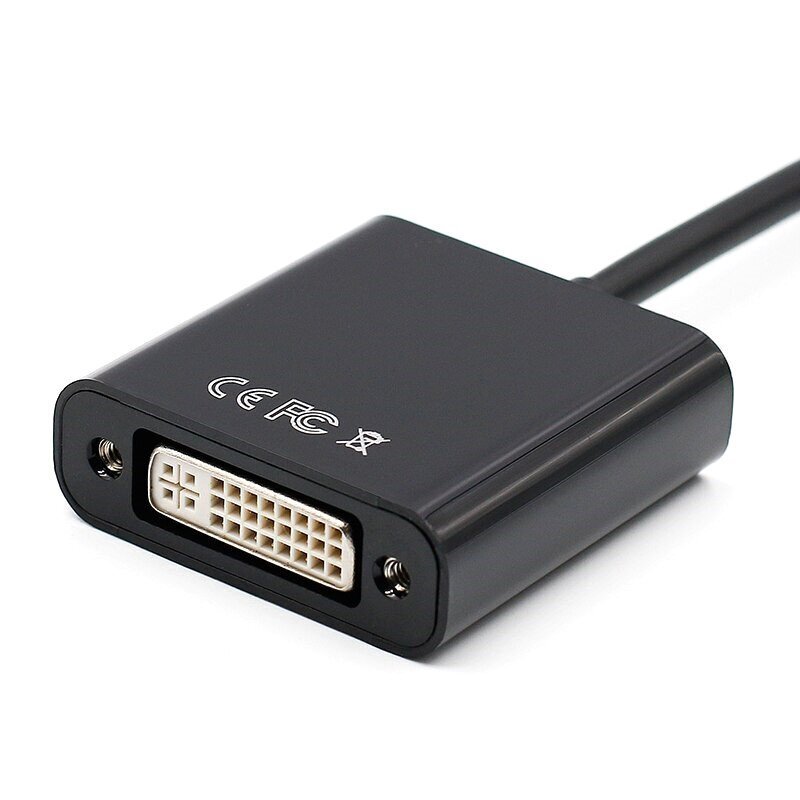 Adapter DisplayPort to DVI 2K@60 / 24+5 pin цена и информация | USB jagajad, adapterid | kaup24.ee