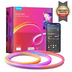 Neoonriba Govee H61A2 Neon Rope RGBIC LED Smart Strip IP67 / Bluetooth / Wi-Fi / 3m цена и информация | Светодиодные ленты | kaup24.ee