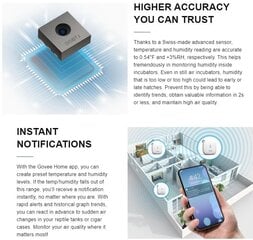 Termomeeter ja hügromeeter Govee H5179 Smart Thermometer Bluetooth / Wi-Fi цена и информация | Метеорологические станции, термометры | kaup24.ee