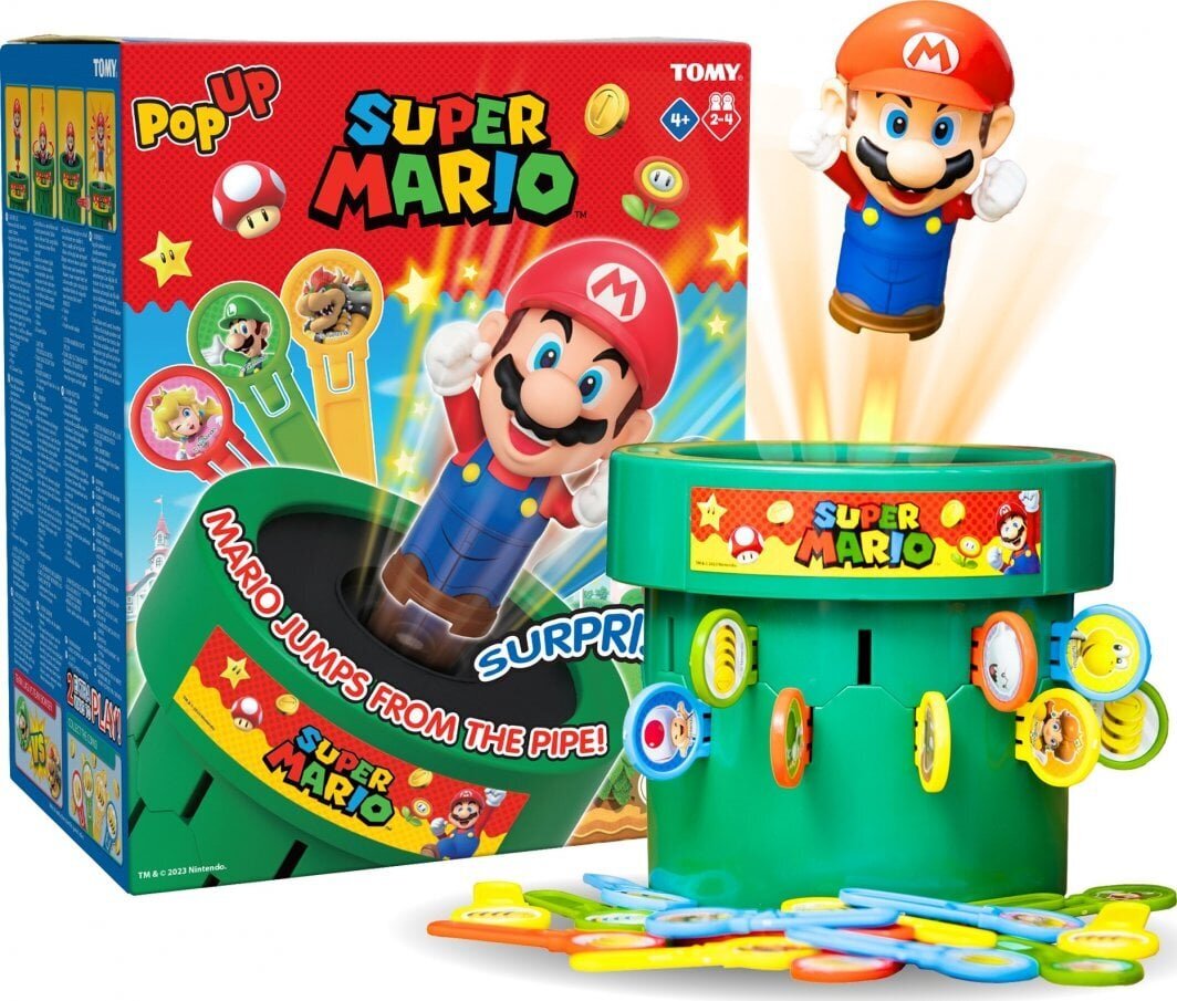 Lauamäng Tomy Europe Pop Up Super Mario, ENG цена и информация | Lauamängud ja mõistatused | kaup24.ee