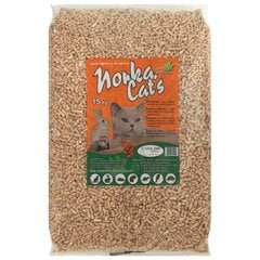 Puidust pelleti allapanu kassidele ja küülikutele Norka Cat's, 15 kg, 30l hind ja info | Kassiliiv | kaup24.ee