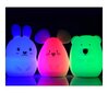 Laste öölamp Rabbit LED USB + pult, silikoonist цена и информация | Lastetoa valgustid | kaup24.ee