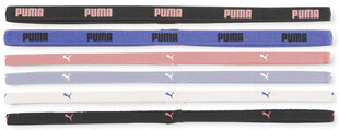 Peapaelad Puma AT Sportbands Black White Purple Peach 053452 23 053452 23 hind ja info | Juuste aksessuaarid | kaup24.ee