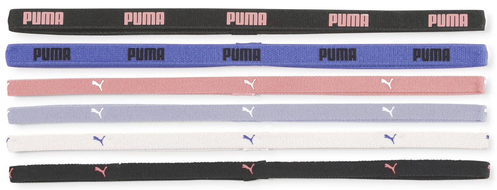 Peapaelad Puma AT Sportbands Black White Purple Peach 053452 23 053452 23 цена и информация | Juuste aksessuaarid | kaup24.ee