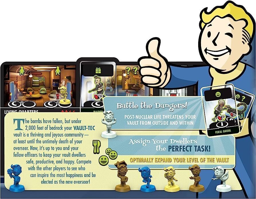 Lauamäng Fallout Shelter: The Board Game, ENG hind ja info | Lauamängud ja mõistatused | kaup24.ee