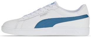 Мужские кроссовки Puma Smash 3.0 L 390987 07/9.5, белые/синие цена и информация | Кроссовки для мужчин | kaup24.ee