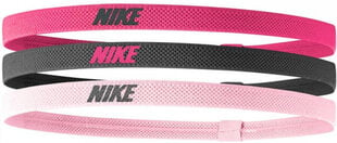 Peapaelad Nike Elastic Headbands 2.0 3P Black Pink N1004529 658 цена и информация | Спортивная одежда для женщин | kaup24.ee