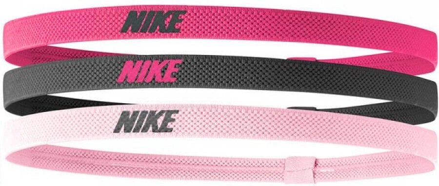 Peapaelad Nike Elastic Headbands 2.0 3P Black Pink N1004529 658 цена и информация | Naiste spordiriided | kaup24.ee