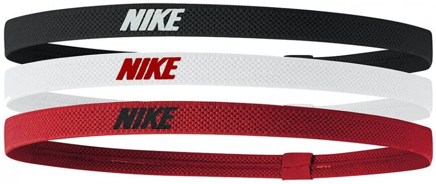 Peapaelad Nike Elastic Headbands 2.0 3P White Black Red N1004529 083 цена и информация | Naiste spordiriided | kaup24.ee