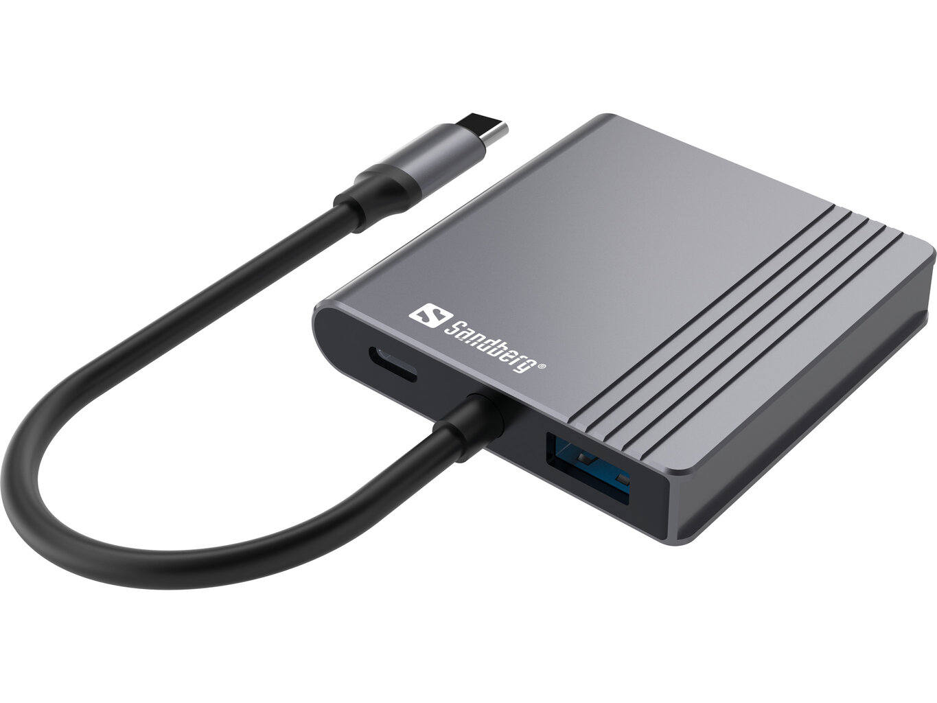 Sandberg SANDBERG USB-C Dock 2xHDMI+USB+PD hind ja info | USB jagajad, adapterid | kaup24.ee