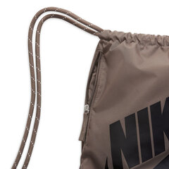 Спортивная сумка для обуви Nike NK Heritage Drawstring DC4245 004, коричневая цена и информация | Школьные рюкзаки, спортивные сумки | kaup24.ee