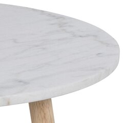 Журнальный столик Bendt Rossi, 60x60 см, белый цвет цена и информация | Журнальные столики | kaup24.ee
