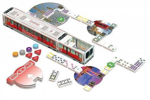 Lauamäng Tactic Metro Domino London, ENG hind ja info | Lauamängud ja mõistatused | kaup24.ee