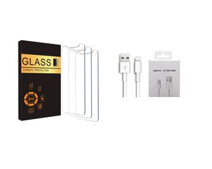 Jashinne Glass Set 2in1 IP12P hind ja info | Ekraani kaitsekiled | kaup24.ee