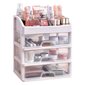 Organisaator kosmeetika jaoks, sahtlitega karp hind ja info | Meigikotid, lauapeeglid | kaup24.ee