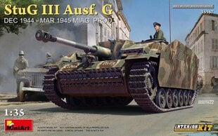 Liimitav mudel MiniArt 35357 StuG III Ausf. G Dec 1944 - Mar 1945 Miag Prod. Interior Kit 1/35 hind ja info | Liimitavad mudelid | kaup24.ee