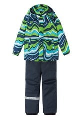 Tutta by Reima laste talvekomplekt SIRRI, roheline-kirju цена и информация | Зимняя одежда для детей | kaup24.ee
